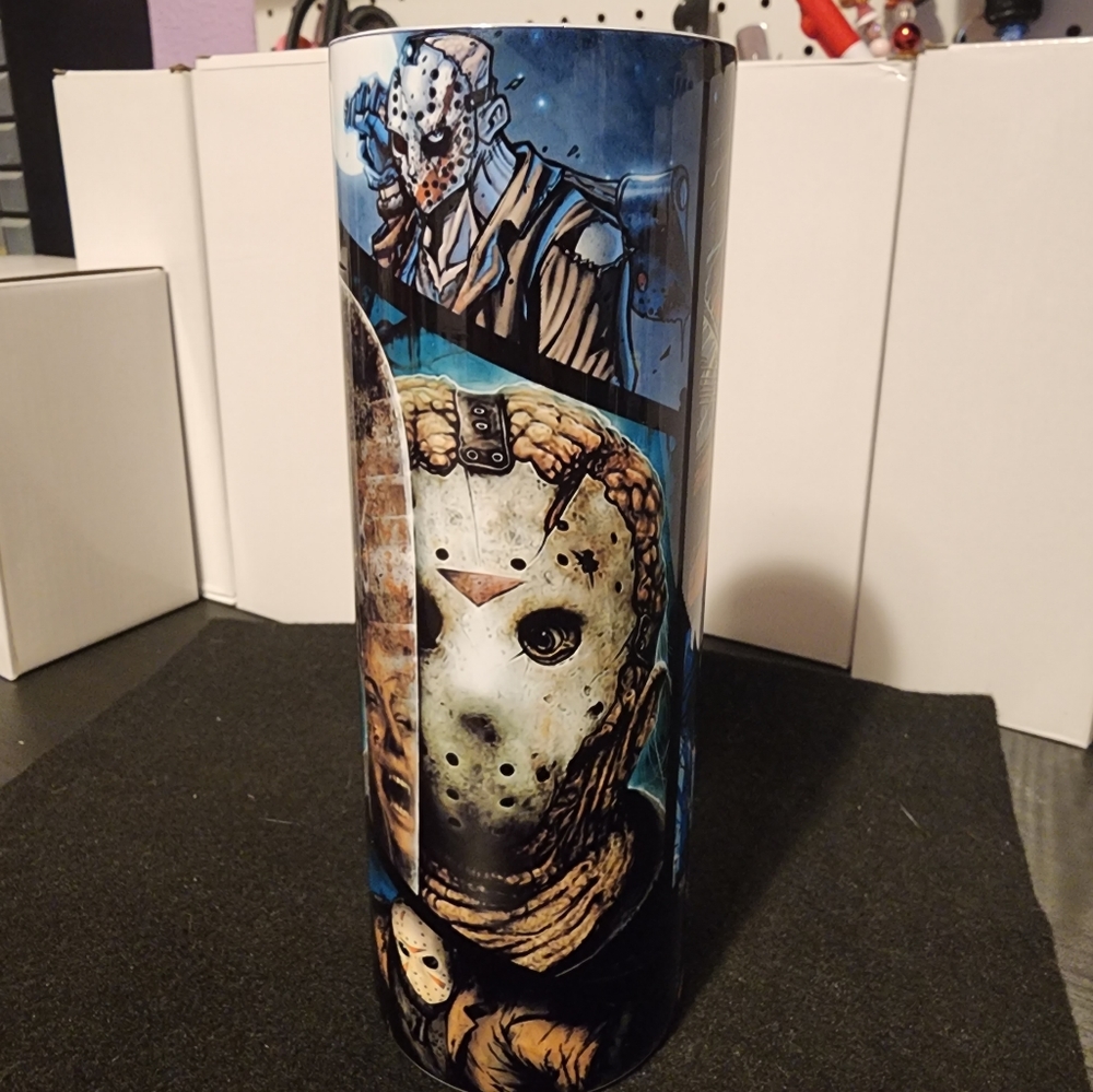 Horror Jason 20oz tumbler